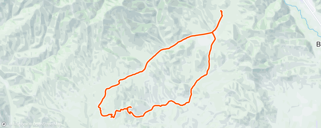 Map of the activity, Ghost town