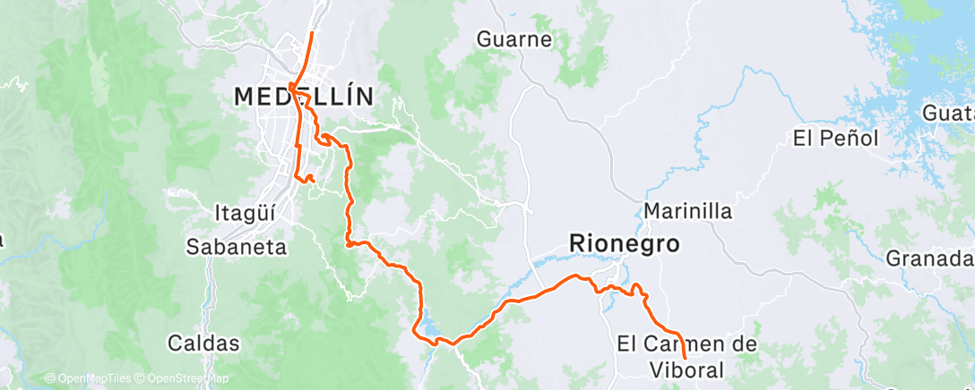 Map of the activity, Las palmas