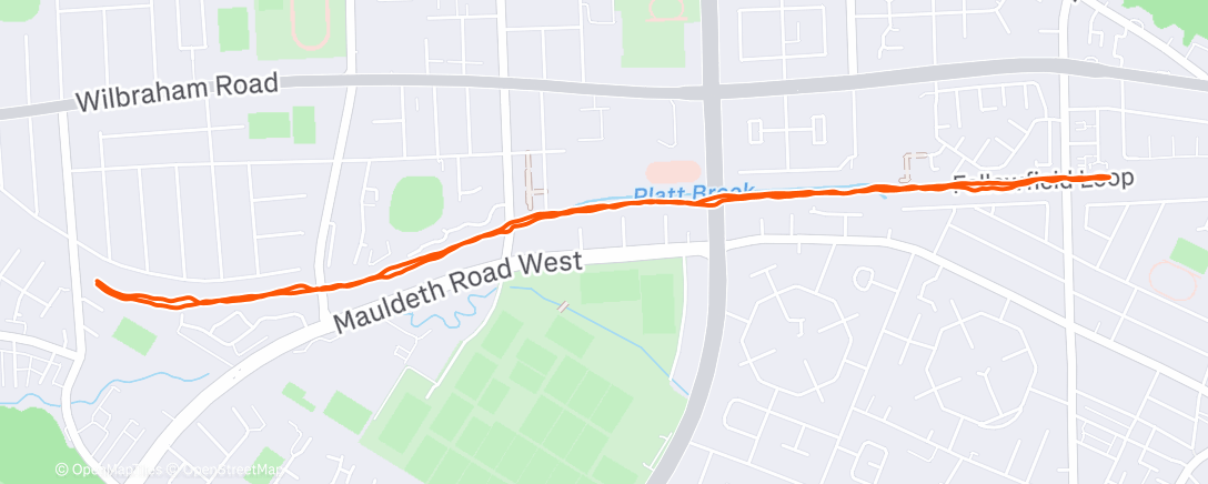 Map of the activity, I'm not superstitious, but I am a little stitious.