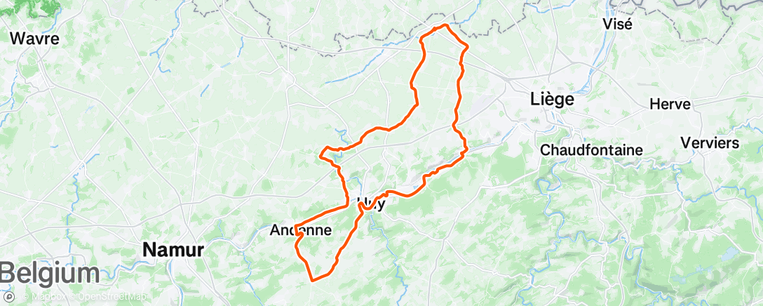 Map of the activity, Trio CQRF avec Luc et Romain… mode convalescence 🤪☀️☀️☀️