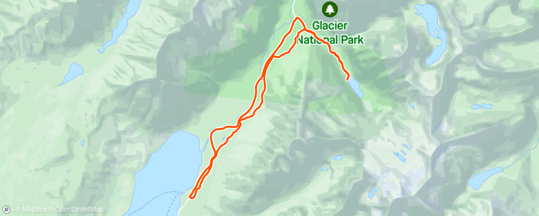 「Avalanche Lake」活動的地圖