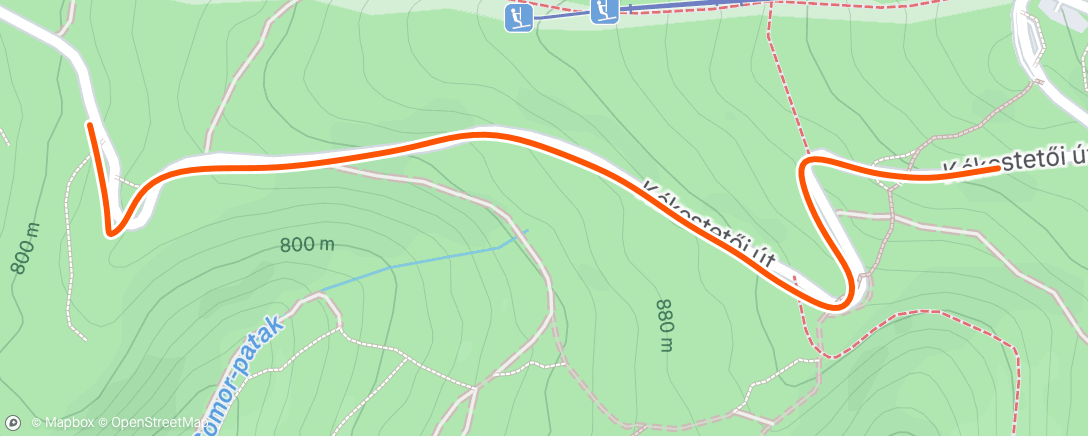 Map of the activity, Fietsen