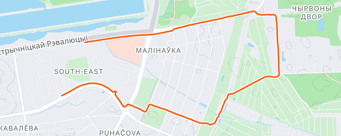 Карта физической активности (Утренний забег)