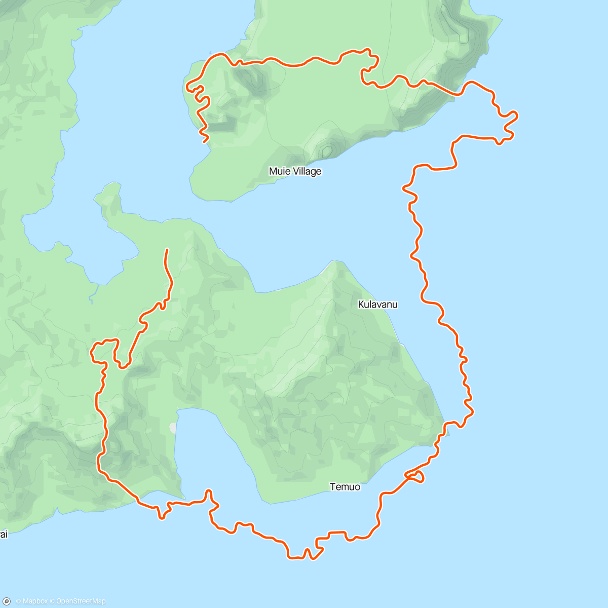 Map of the activity, Zwift - LBL minus 5 - JOIN - 5x 5 min tempo in Watopia