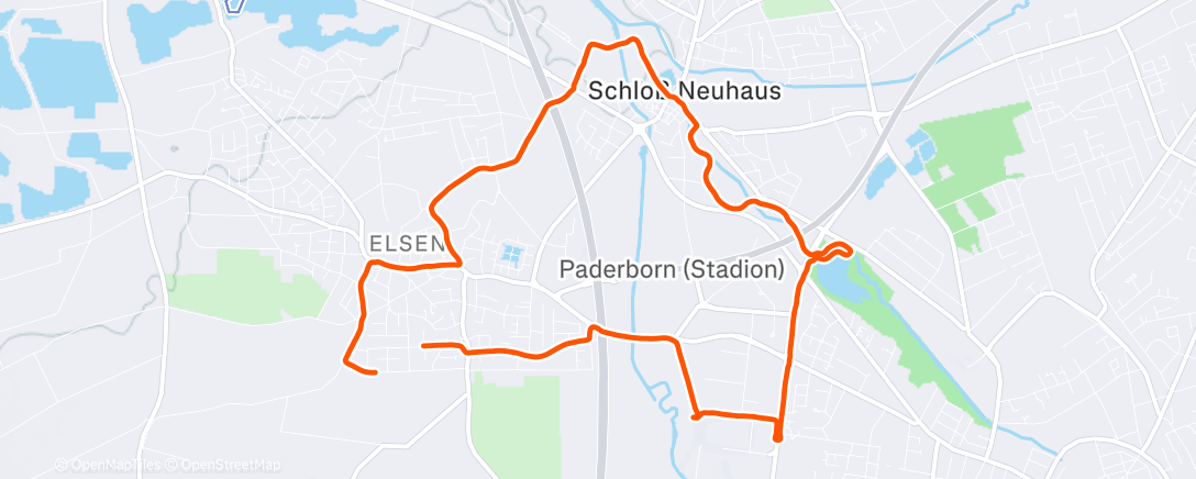 Map of the activity, Unterwegs durch PB mit Willi