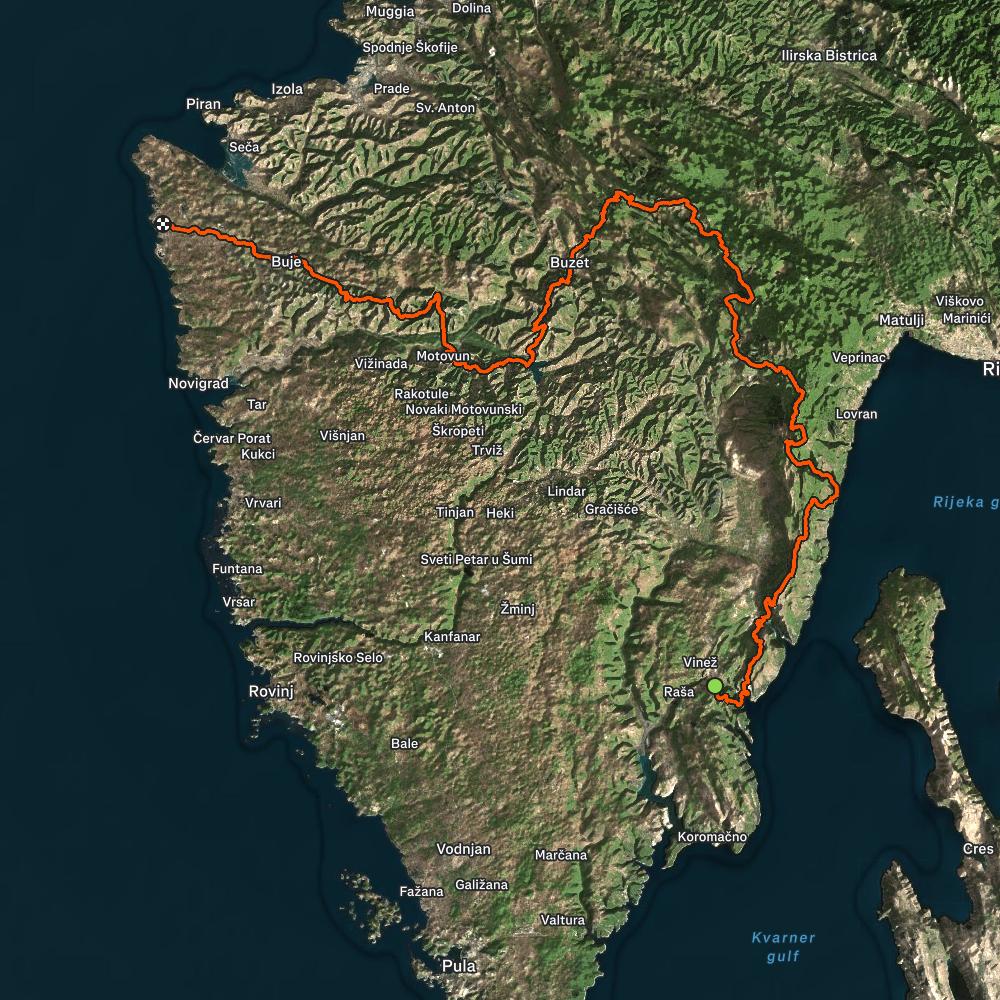 Map of the activity