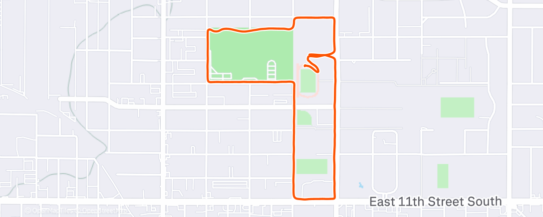 Карта физической активности (Morning Run)