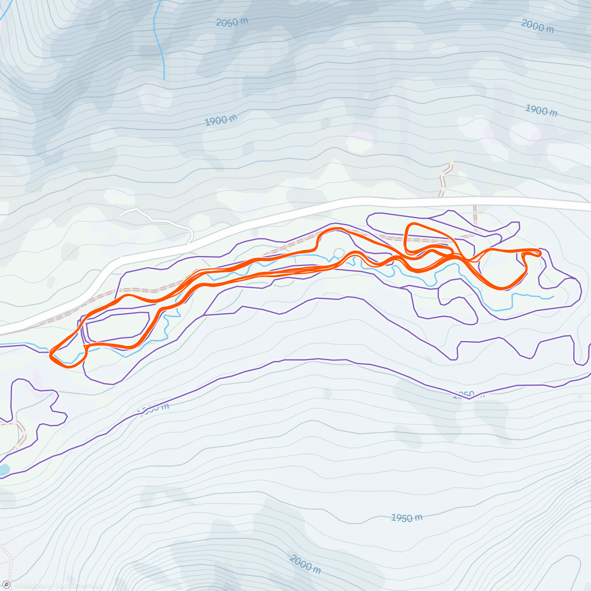 Map of the activity, Più che gli sci servivano i pattini🤔