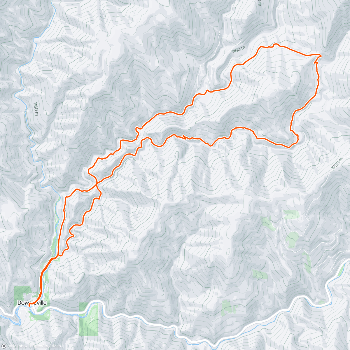 Map of the activity, My life may have changed over the years, but Downieville has always stayed the same.