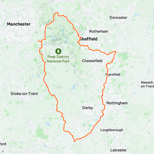 Tour De Derbyshire | 309.1 km Cycling Route on Strava