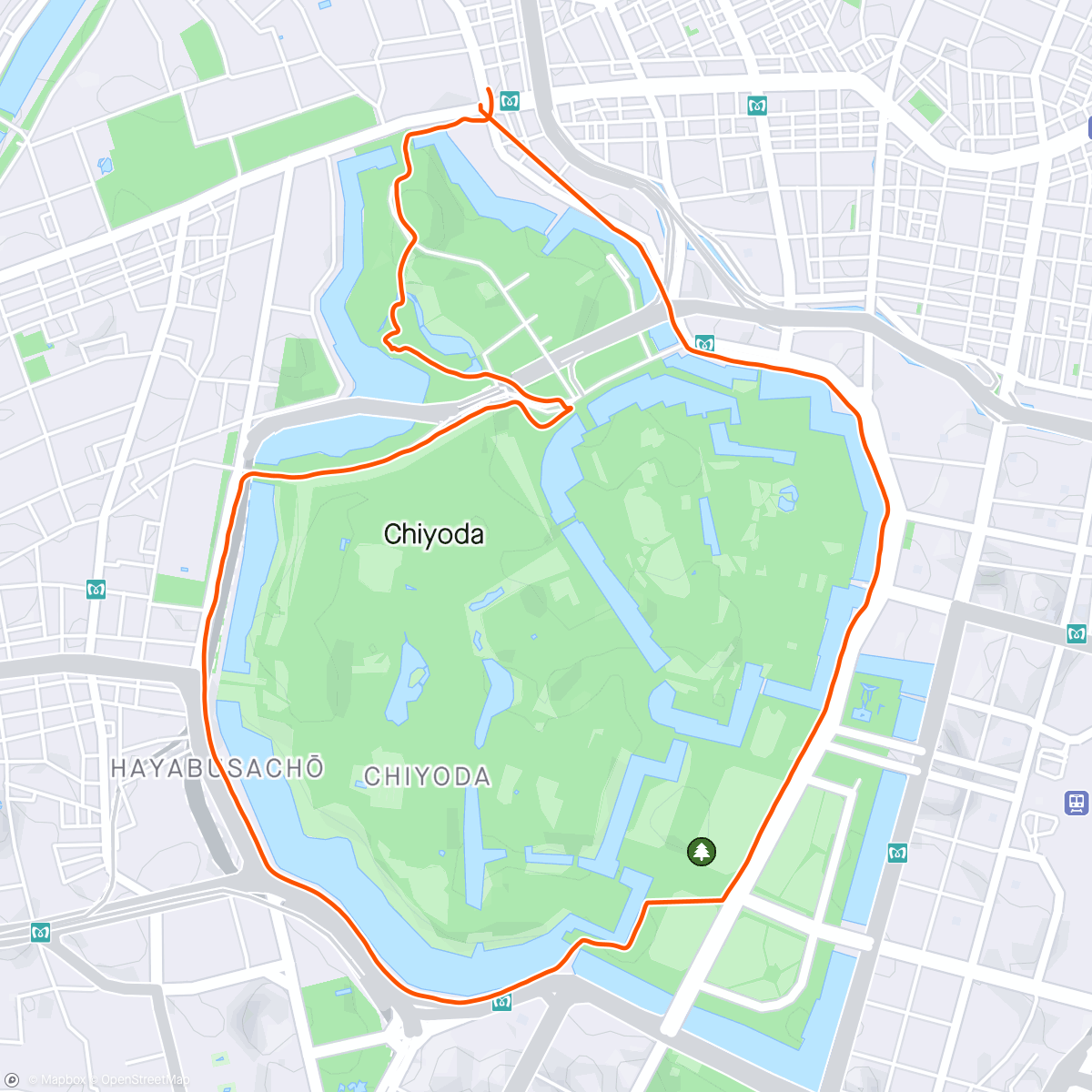 活动地图，Imperial Palace Run