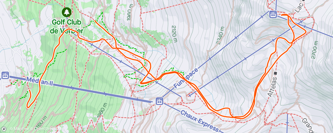 Mappa dell'attività Dernière sortie avant la PdG