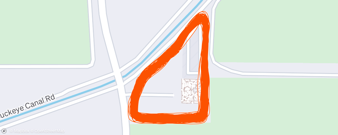 Map of the activity, Hotfoot Hamster 24 Hour