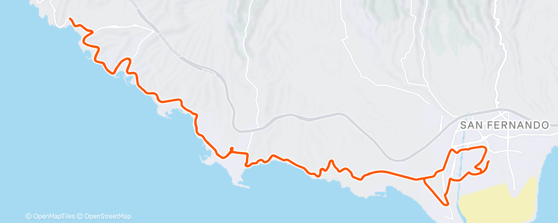 Map of the activity, Granca dag 9