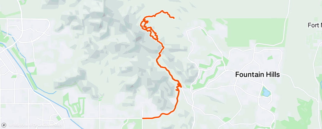 Map of the activity, Friday afternoon trail dust! Sweetwater to Adero to Dixie Mine! 🚵🌵