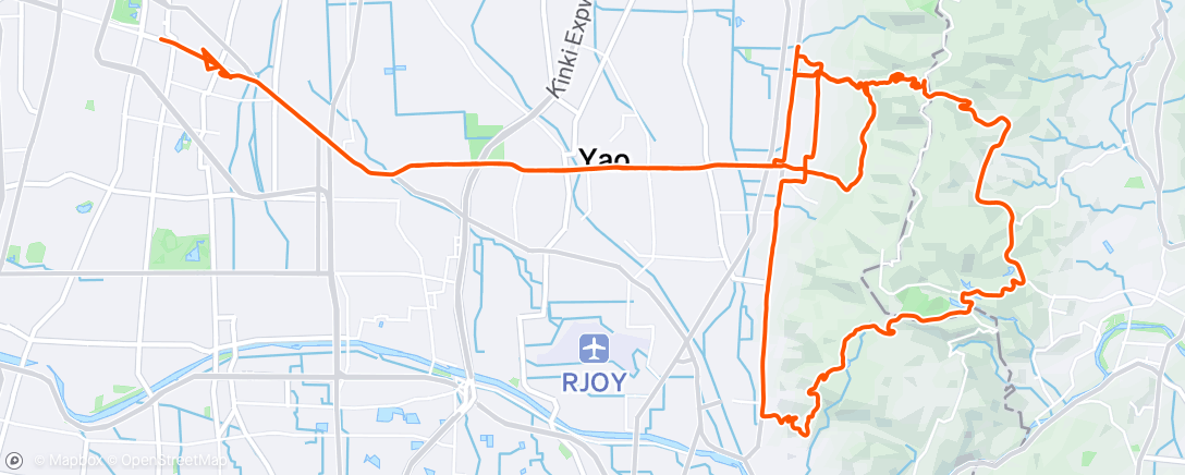 Map of the activity, Morning Ride