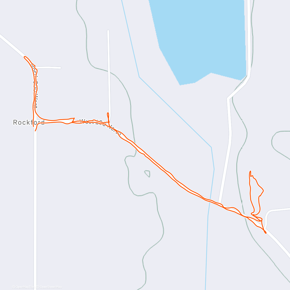 Map of the activity, Let's dance and grind