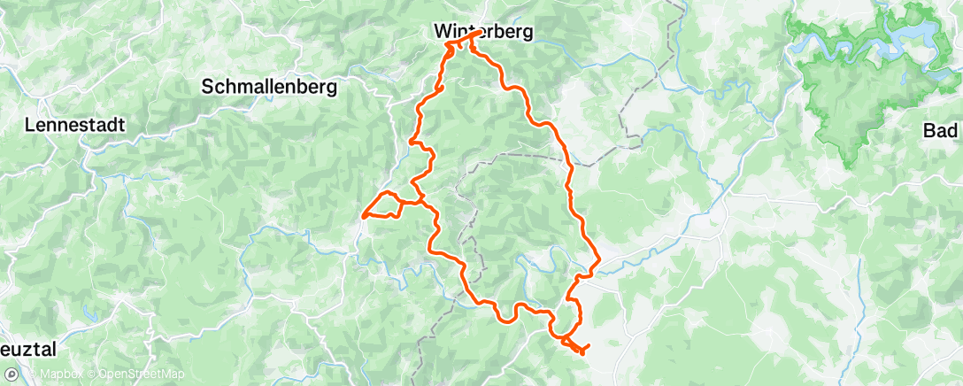 Map of the activity, Fahrt am Morgen