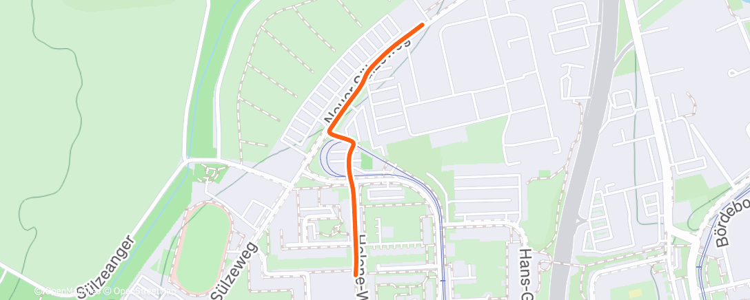 Карта физической активности (Abendspaziergang)