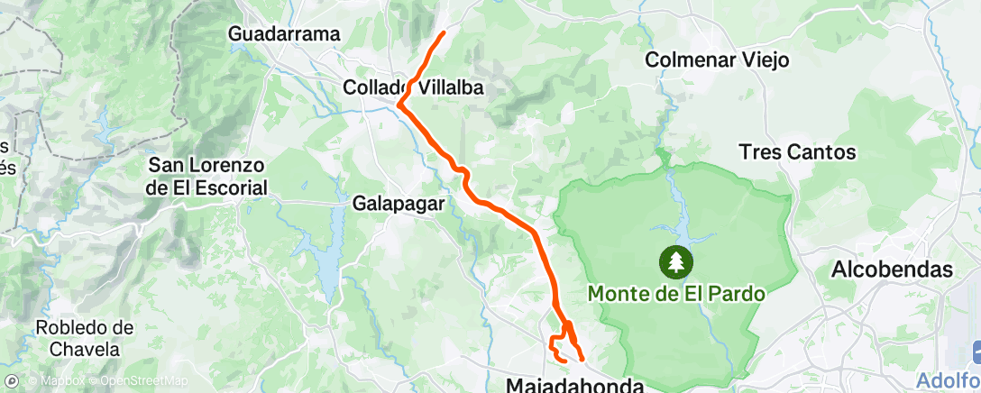 Map of the activity, [ROAD 64] - Navidad con los chavales