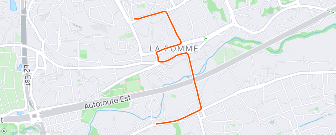 Kaart van de activiteit “Vélo en soirée”
