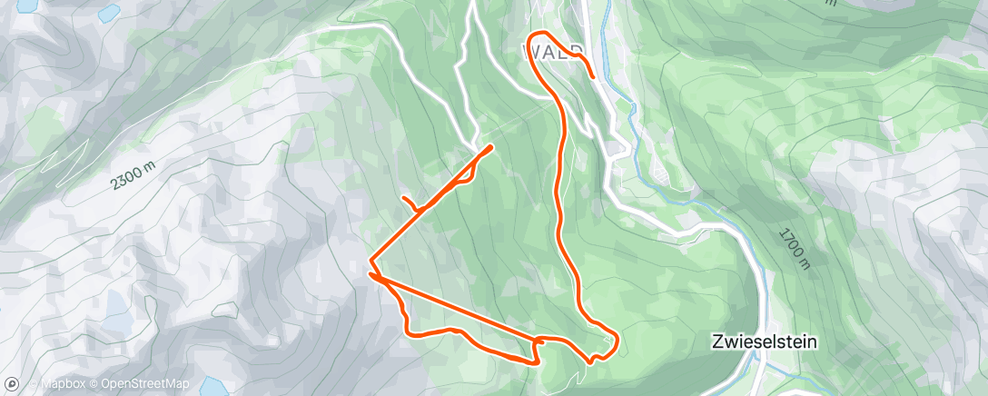 Map of the activity, Skiën deel 2