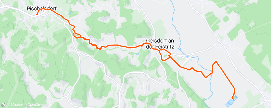 Mappa dell'attività Radfahren mit Ferdi