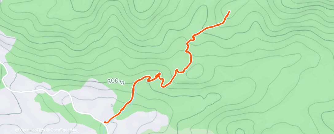 Map of the activity, Lunch Walk