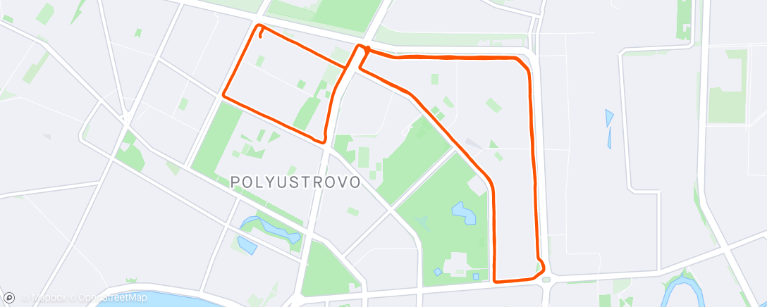 Map of the activity, 30' спокойно + 30'(до165)