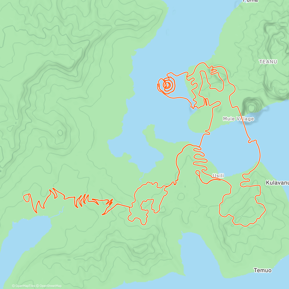 Carte de l'activité Zwift - Four Horsemen in Watopia