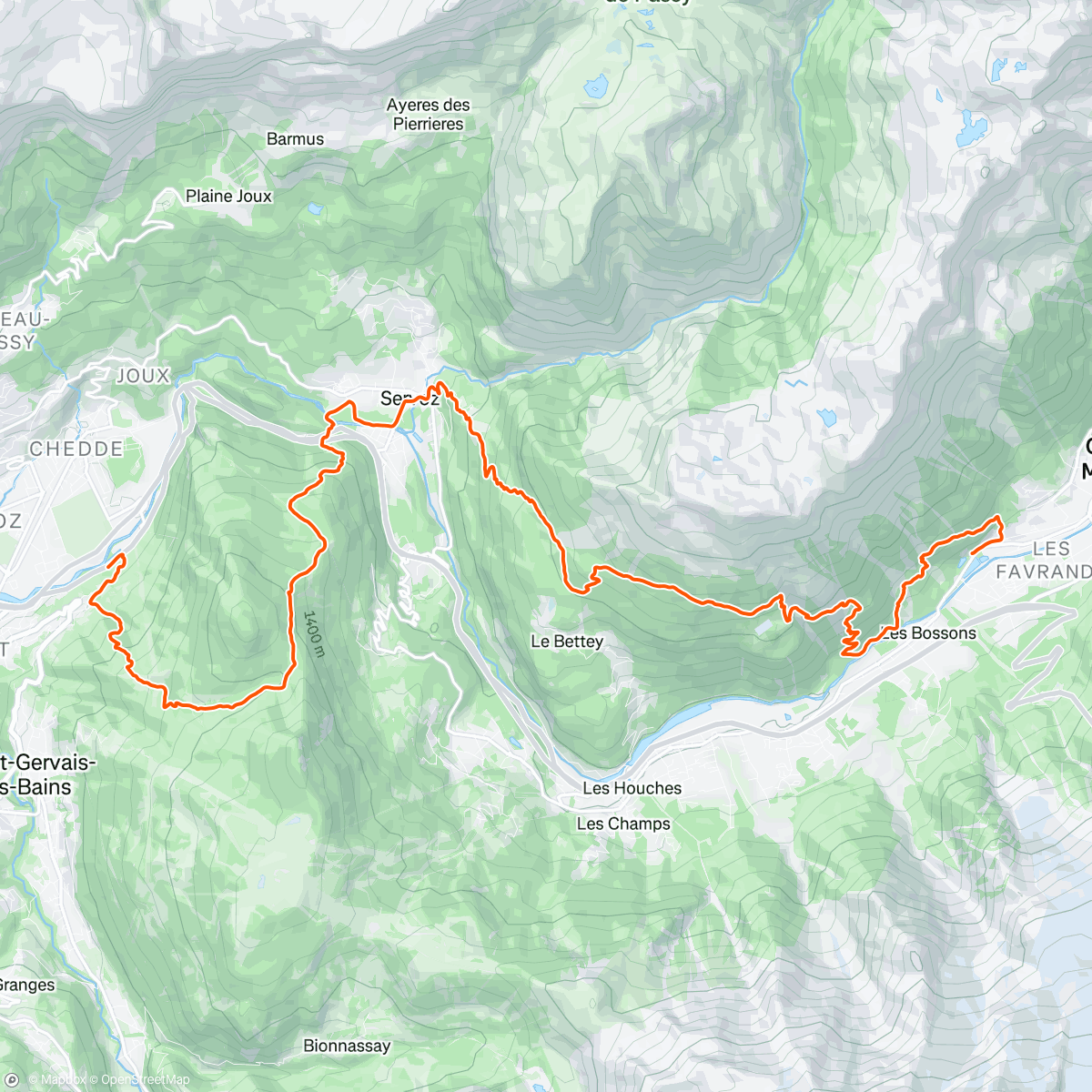 Map of the activity, Les carottes sont cuites 🤣