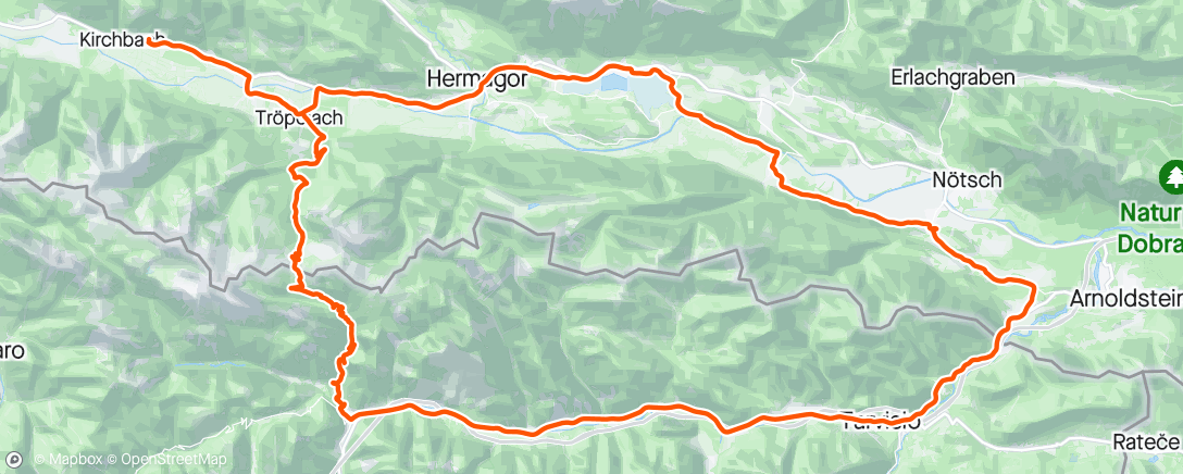 Map of the activity, Pontebbarunde 🚴‍♂️🚴‍♂️🚴‍♂️🚴‍♂️🚴‍♂️🚴‍♂️🚴‍♂️🚴‍♀️