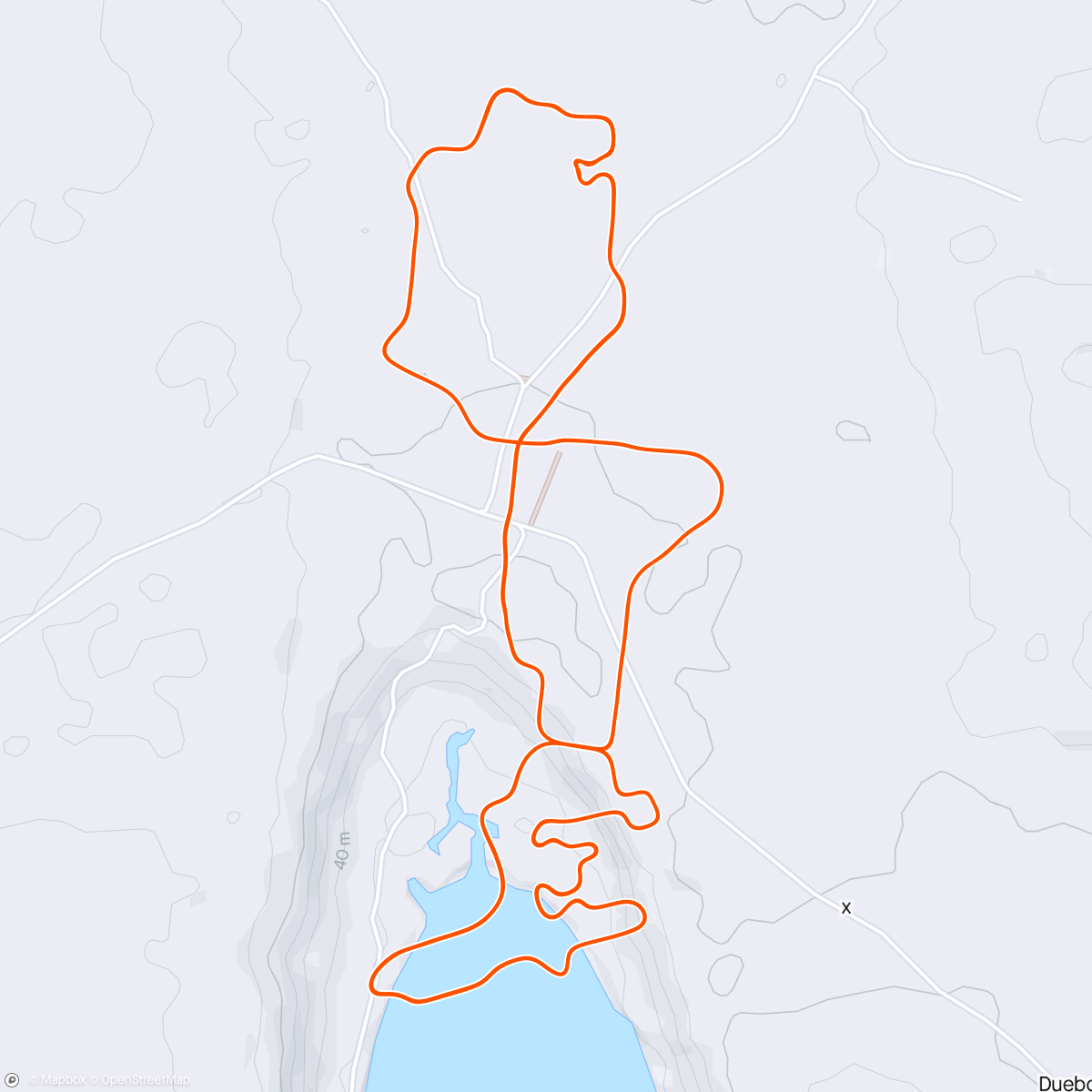 Map of the activity, Zwift - Race: DIRT Dadurday Chase Race (C) on Sleepless City in Makuri Islands