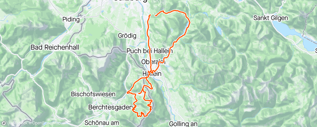 Mapa de la actividad, Morgenausfahrt