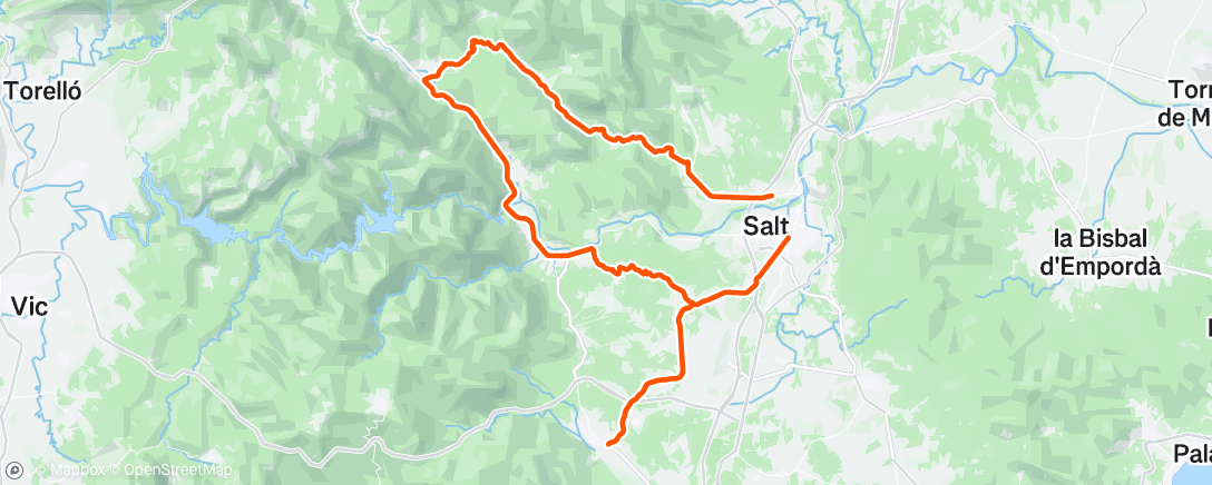 Map of the activity, Morning Ride