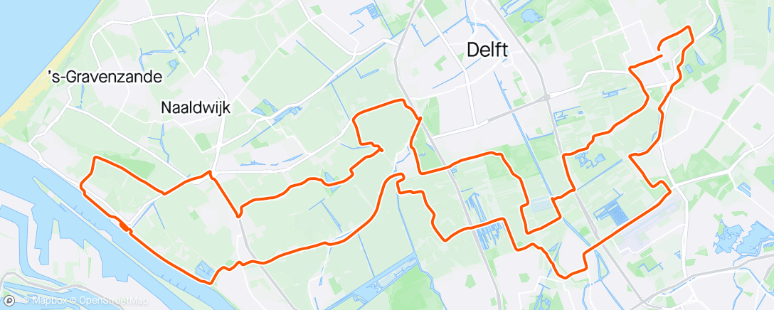 Map of the activity, Maeslant Mountains 🚴‍♂️