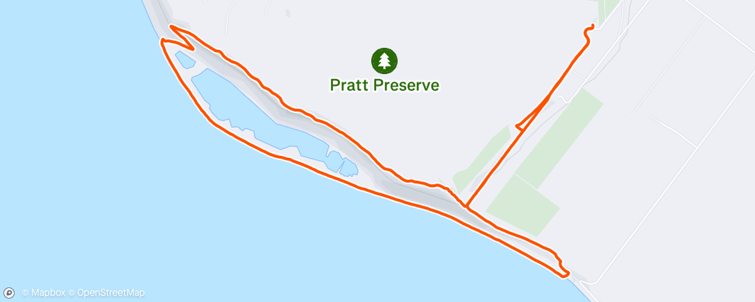 Map of the activity, Morning Hike