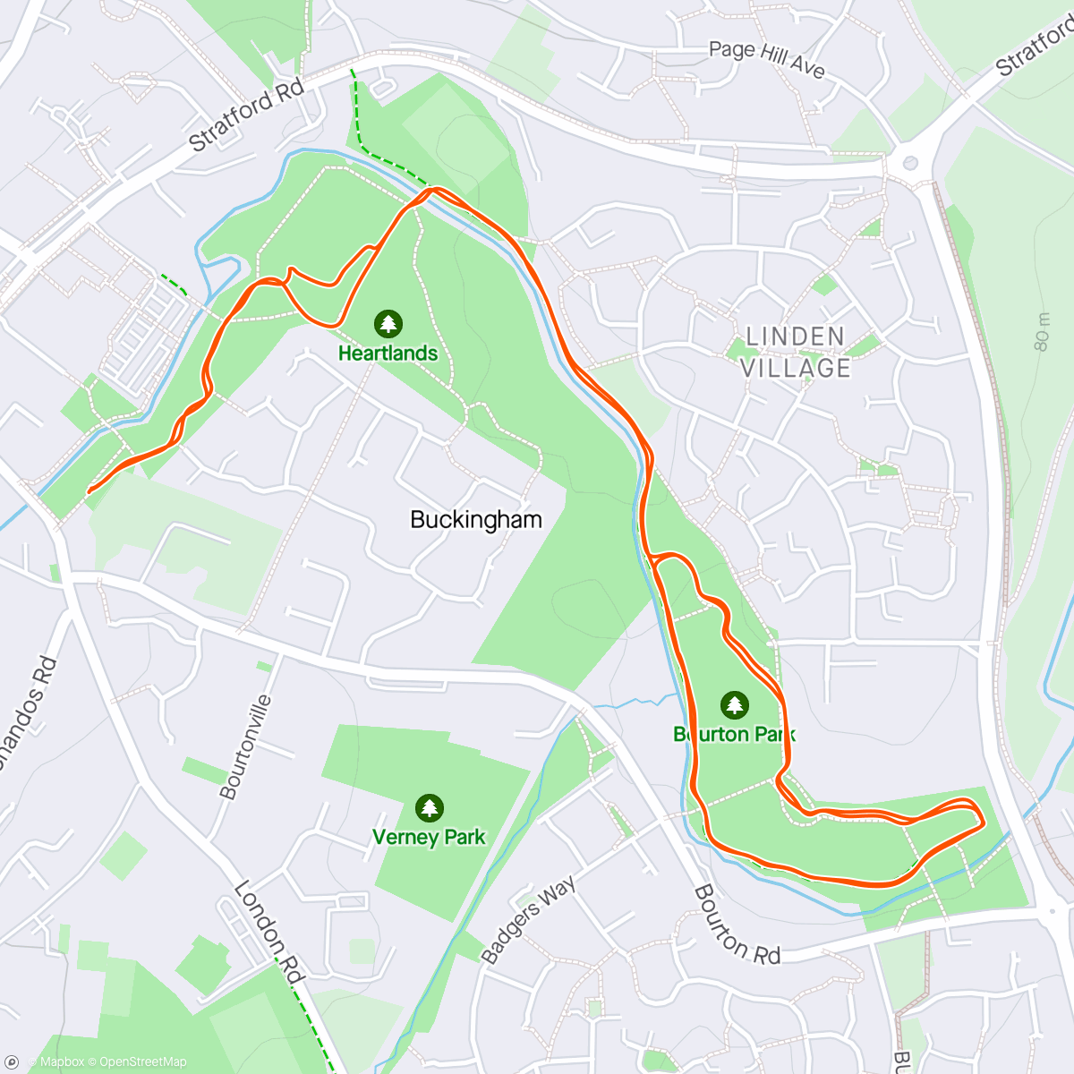 Map of the activity, Parkrun 5k to start wedding celebrations for Bodystreet's Alistair, who's marrying Jess today. Also, the day my baby has left home, headed to Cambridge University.