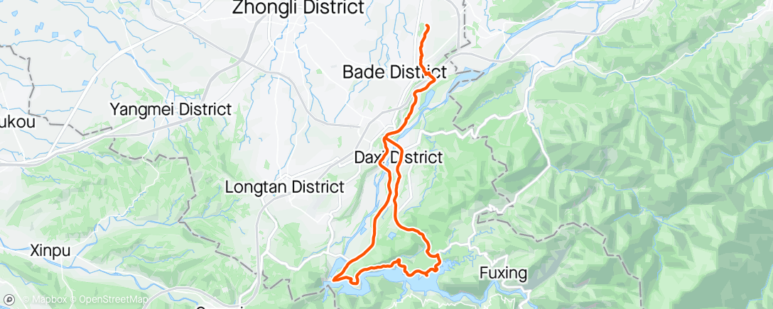 Map of the activity, 石門水庫巡邏