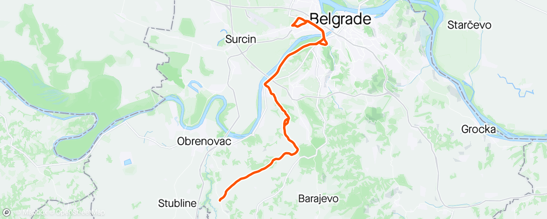 Map of the activity, Da bi bio haj Vevericki kraj