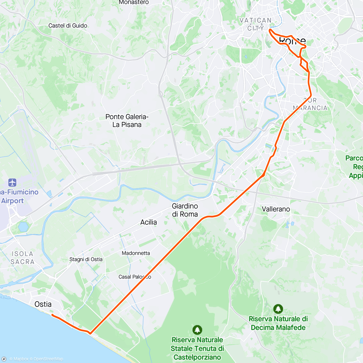 Map of the activity, 21 tappa Giro 🇮🇹