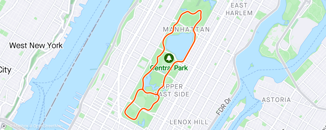 Map of the activity, Zwift - Gotham Grind in New York