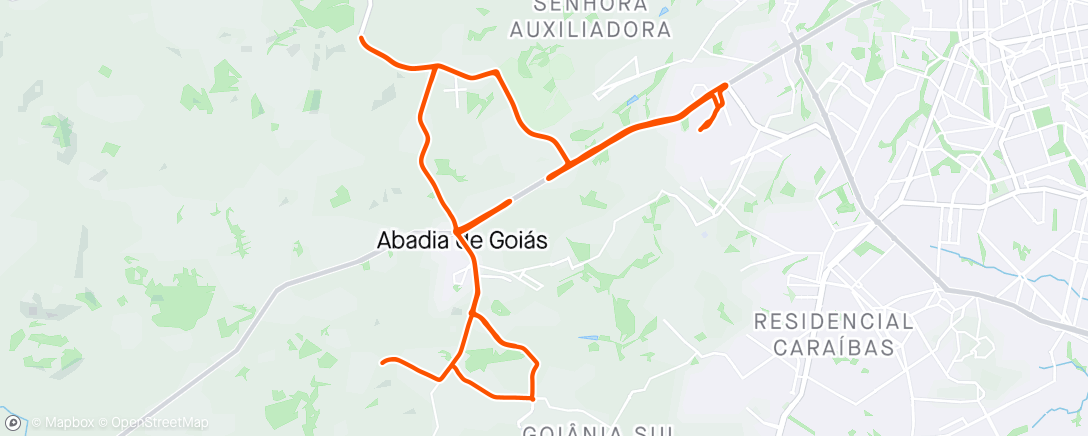 Map of the activity, Dando um giro em abadia