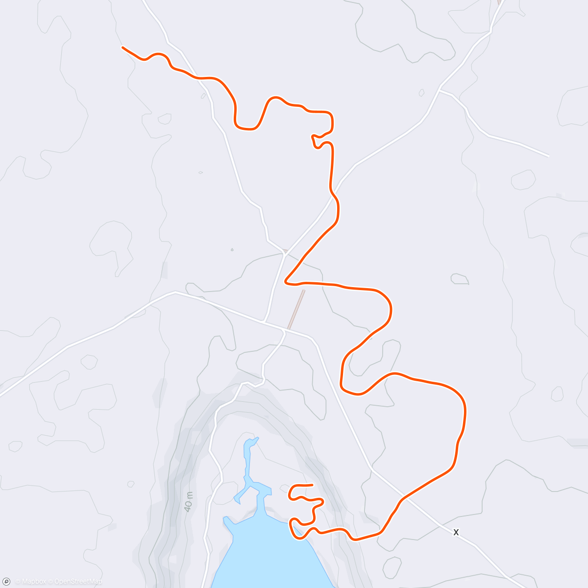 Mapa de la actividad, Zwift - Pacer Group Ride: Makuri 40 in Makuri Islands with Bernie