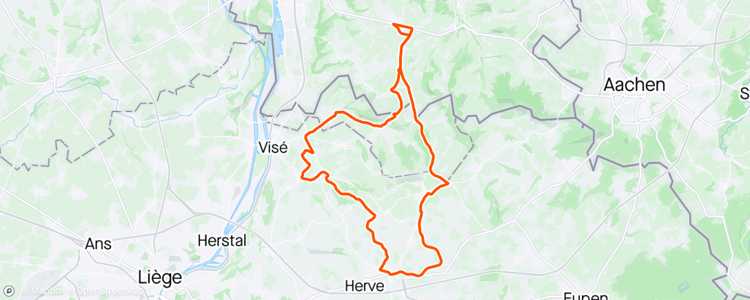 Map of the activity, RACE | Côte de Mortroux - Battice 🇧🇪