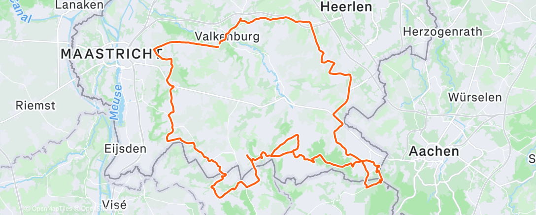 Mapa de la actividad (Wielersport)