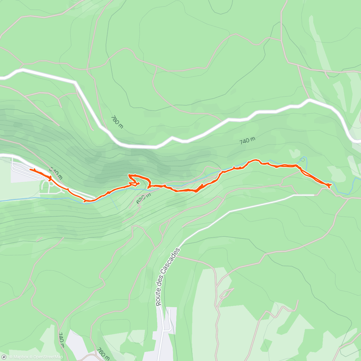 Map of the activity, Jura - rando cascades du 🦔 en famille