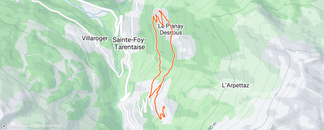 Mapa de la actividad (Afternoon Trail Run)