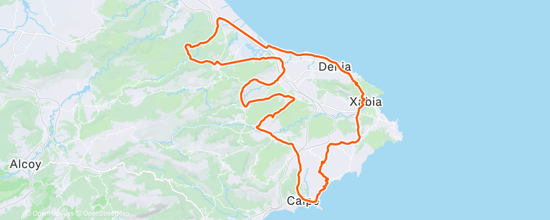 Map of the activity, Team camp day 1