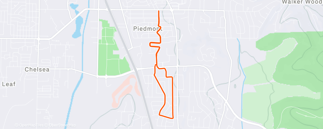 Карта физической активности (Starbucks Run)